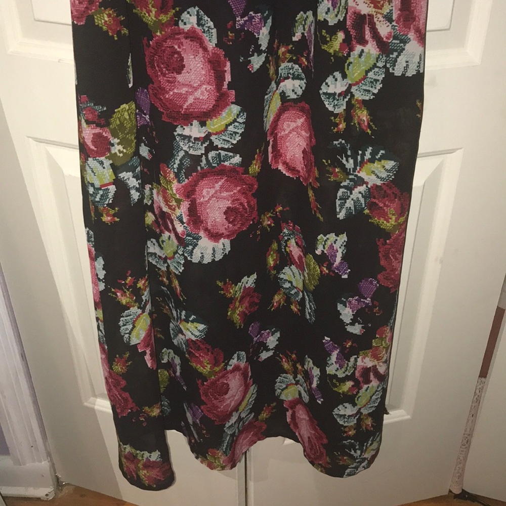 FLORAL MAXI DRESS - Picture 4 of 5